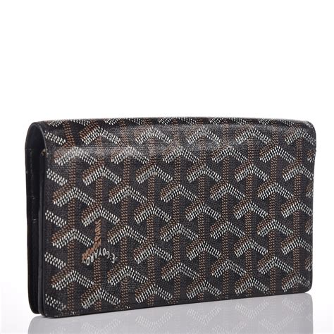 goyard goyardine richelieu wallet black|RICHELIEU WALLET .